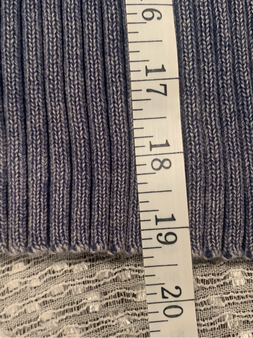 Mod On Trend Women's Blue Ribbed Tank Top - Picture 7 of 7